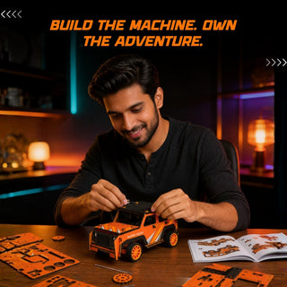 Sooper Brains™ Rodeo DIY RC Jeep (Type-C Rechargeable)