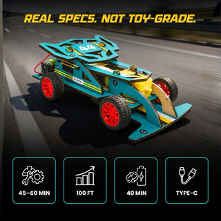 Bolt Racer™Premium DIY RC car (Type-C rechargeable)