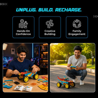 Sooper Brains™ DIY Monster Truck Kit (Type-C Rechargeable)