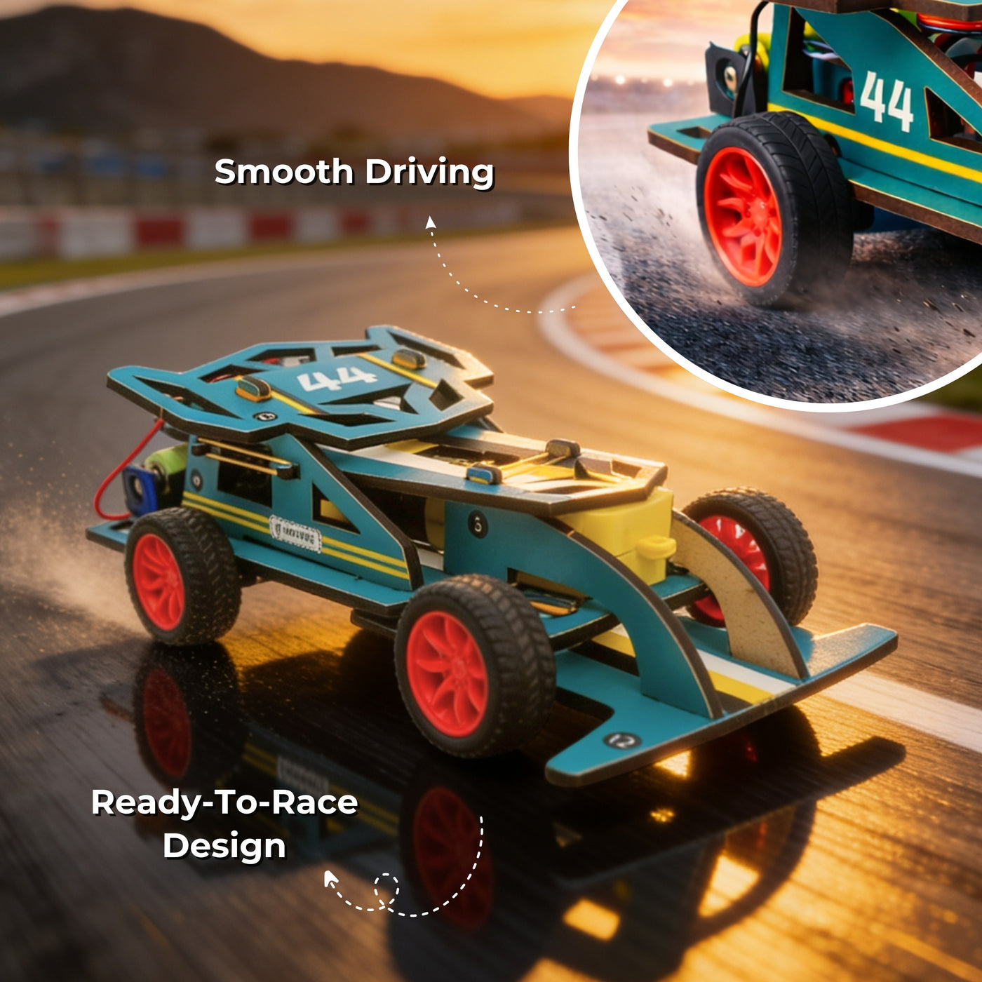 Bolt Racer™Premium DIY RC car (Type-C rechargeable)